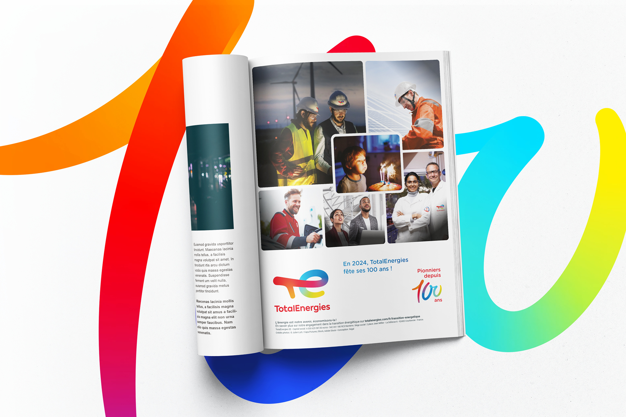 TotalEnergies - campagne 100 ans